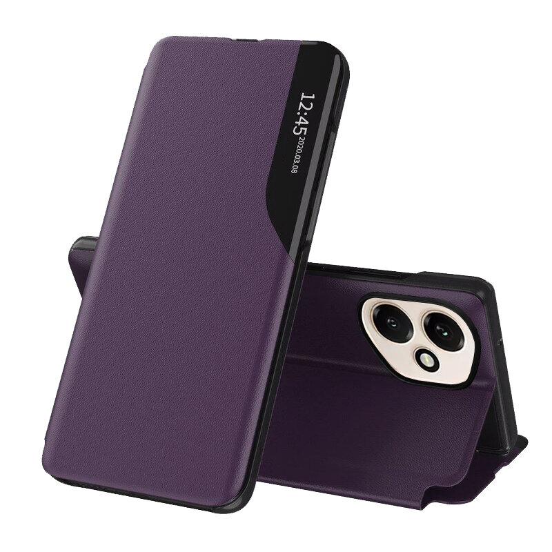 Husa Honor 400 Eco Leather View flip tip carte, mov