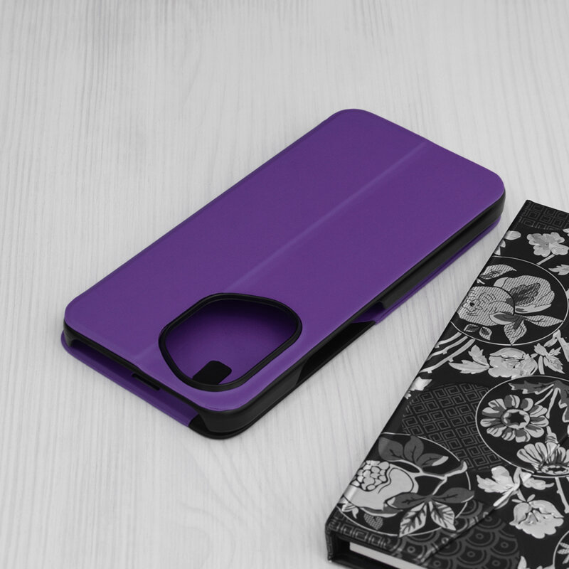 Husa Honor 400 Eco Leather View flip tip carte, mov