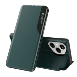 Husa Honor 400 Pro Eco Leather View flip tip carte, verde