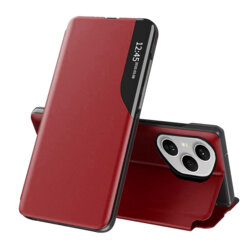 Husa Honor 400 Pro Eco Leather View flip tip carte, rosu