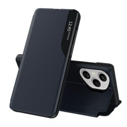 Husa Honor 400 Pro Eco Leather View flip tip carte, albastru