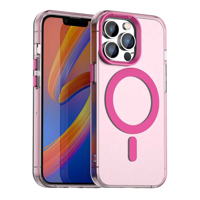 Husa iPhone 13 Pro Max Techsuit CandyCase MagSafe, roz