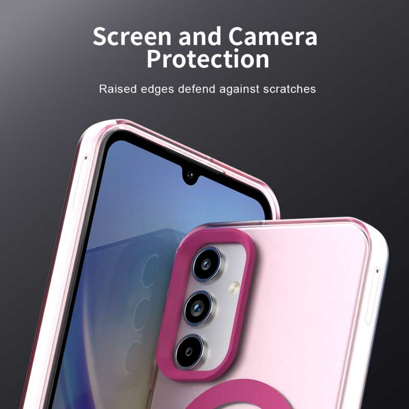 Husa Samsung Galaxy A55 5G Techsuit CandyCase MagSafe, roz