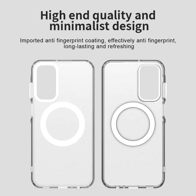 Husa Samsung Galaxy A55 5G Techsuit CandyCase MagSafe, alb