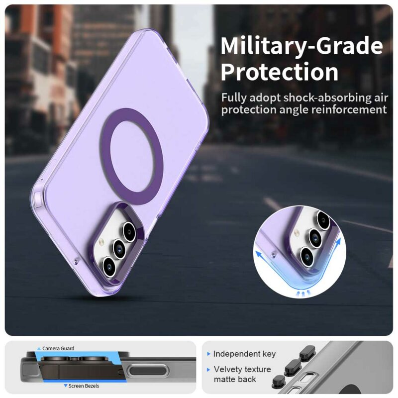 Husa Samsung Galaxy A35 5G Techsuit CandyCase MagSafe, mov