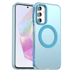 Husa Samsung Galaxy A35 5G Techsuit CandyCase MagSafe, albastru