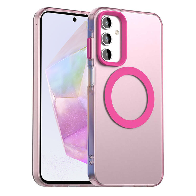 Husa Samsung Galaxy A35 5G Techsuit CandyCase MagSafe, roz