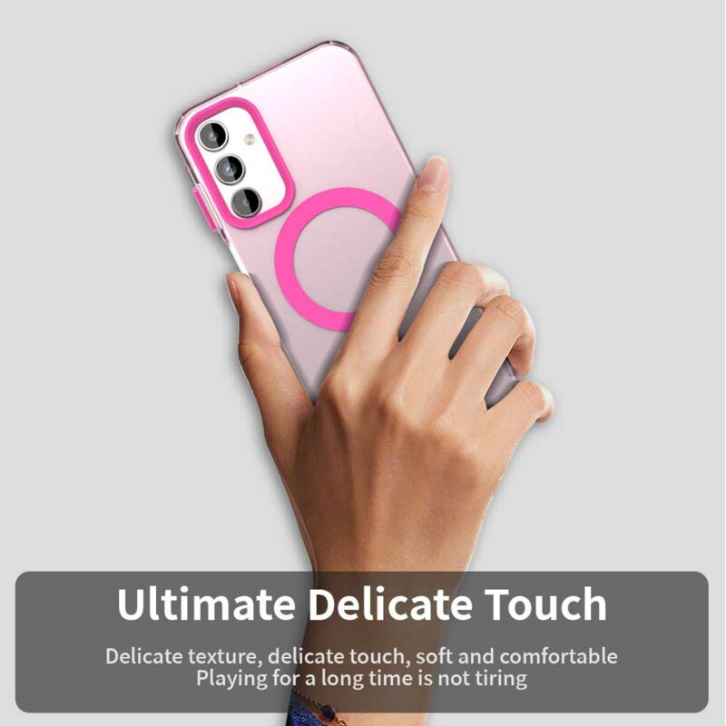 Husa Samsung Galaxy A35 5G Techsuit CandyCase MagSafe, roz
