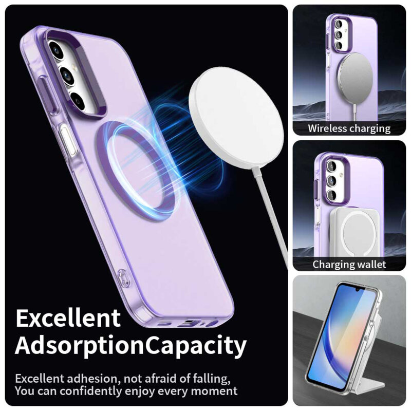 Husa Samsung Galaxy A15 4G Techsuit CandyCase MagSafe, mov