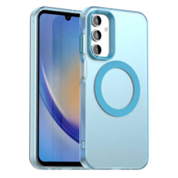 Husa Samsung Galaxy A15 4G Techsuit CandyCase MagSafe, albastru