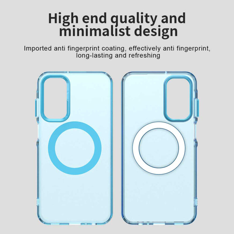 Husa Samsung Galaxy A15 4G Techsuit CandyCase MagSafe, albastru