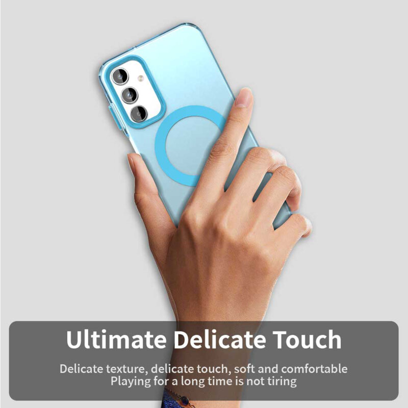 Husa Samsung Galaxy A15 5G Techsuit CandyCase MagSafe, albastru
