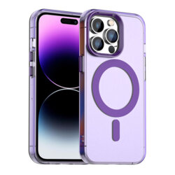 Husa iPhone 14 Pro Techsuit CandyCase MagSafe, mov