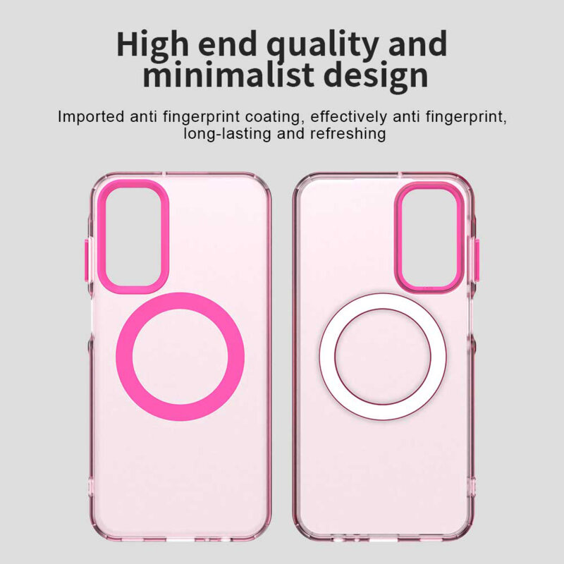 Husa Samsung Galaxy A15 5G Techsuit CandyCase MagSafe, roz