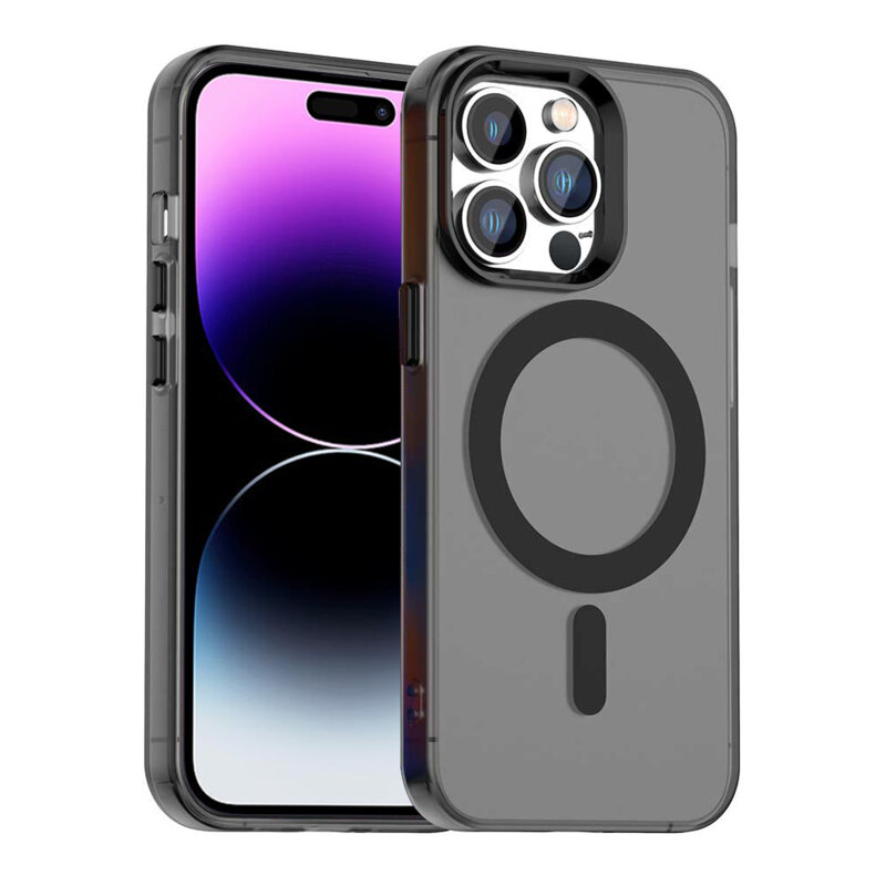 Husa iPhone 14 Pro Max Techsuit CandyCase MagSafe, negru