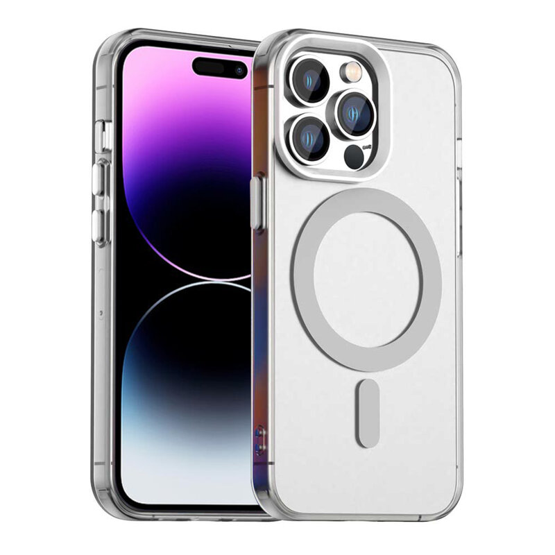 Husa iPhone 14 Pro Max Techsuit CandyCase MagSafe, alb