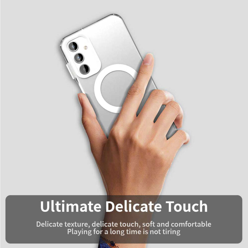 Husa Samsung Galaxy A15 4G Techsuit CandyCase MagSafe, alb
