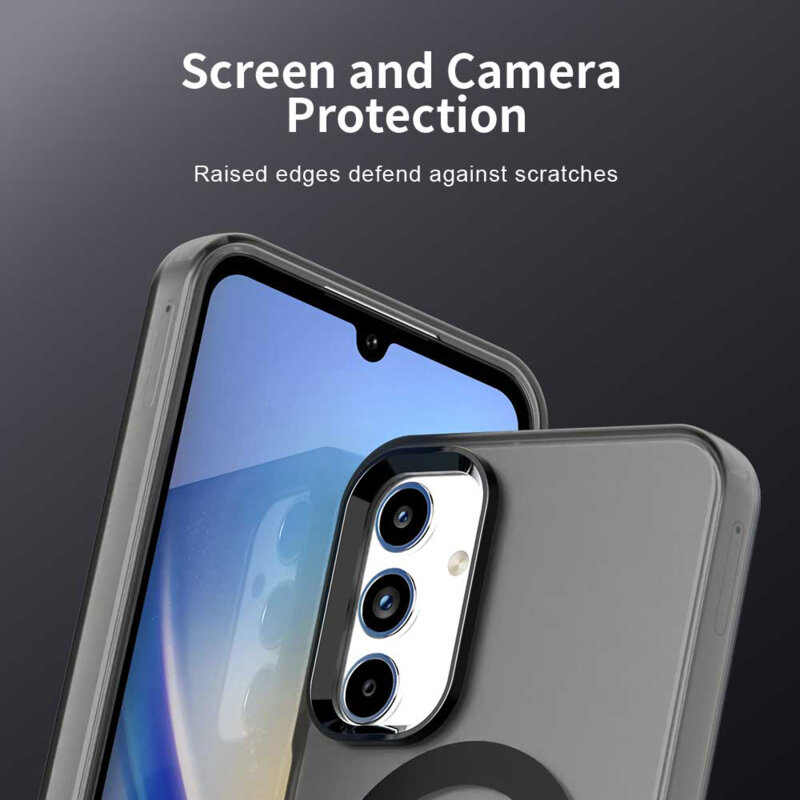 Husa Samsung Galaxy A15 4G Techsuit CandyCase MagSafe, negru