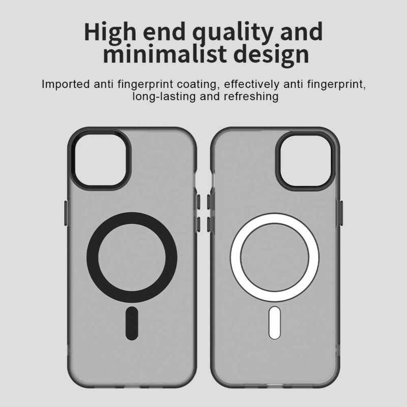 Husa iPhone 15 Techsuit CandyCase MagSafe, negru