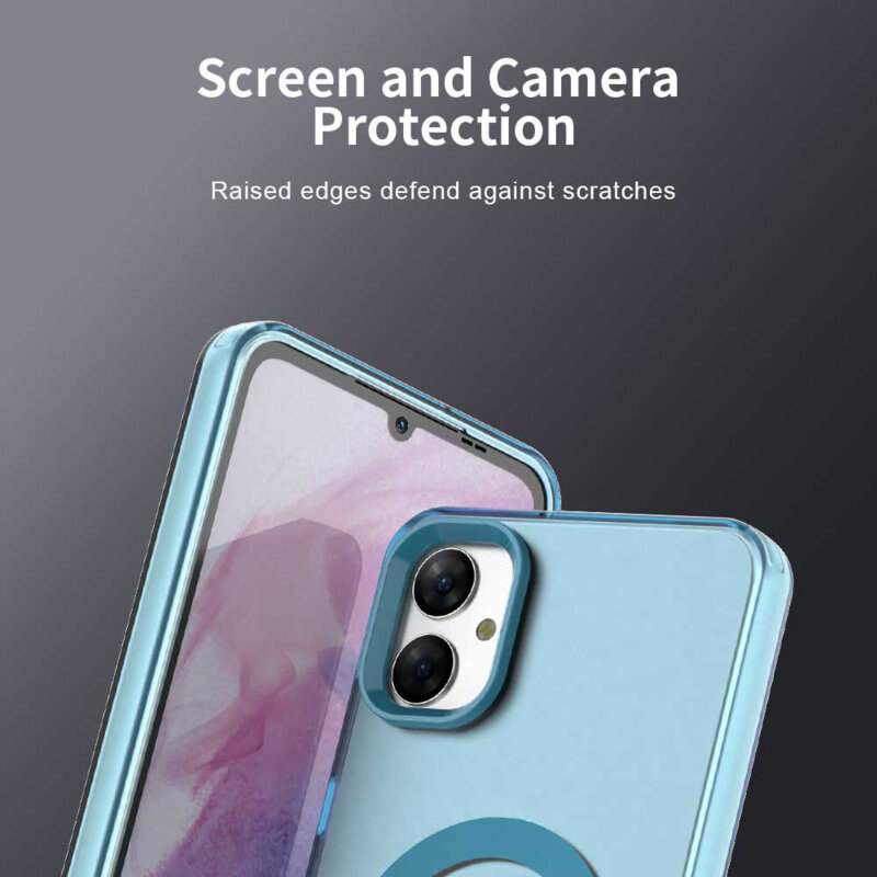 Husa Samsung Galaxy A05 Techsuit CandyCase MagSafe, albastru