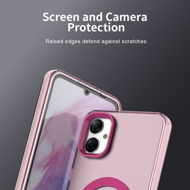 Husa Samsung Galaxy A05 Techsuit CandyCase MagSafe, roz