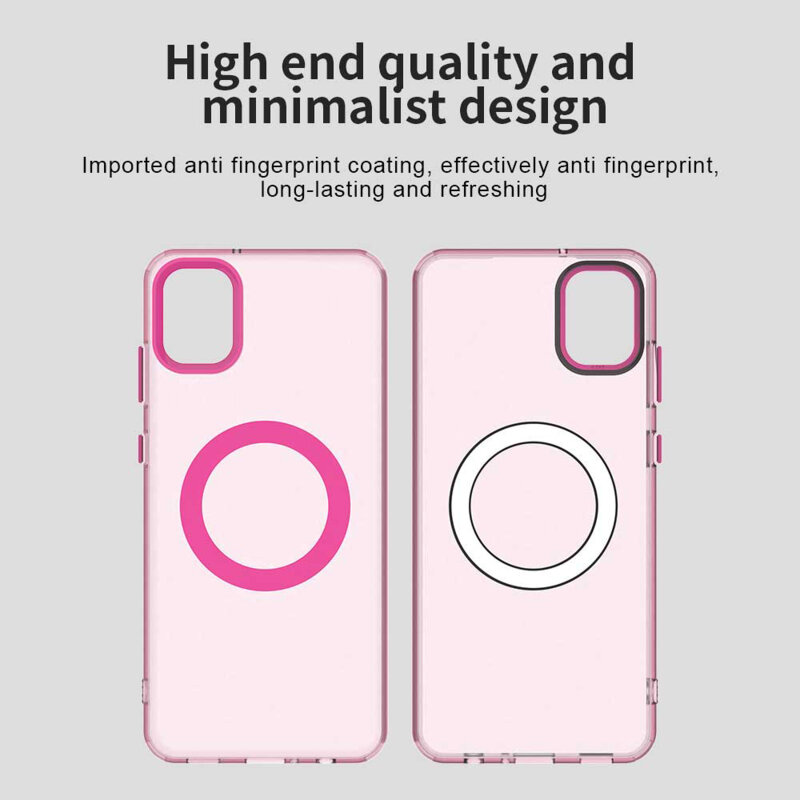 Husa Samsung Galaxy A05 Techsuit CandyCase MagSafe, roz