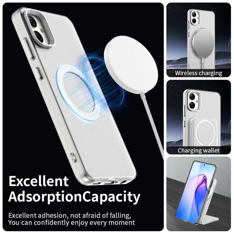 Husa Samsung Galaxy A05 Techsuit CandyCase MagSafe, alb