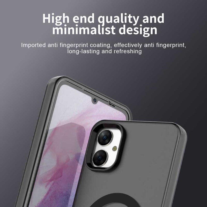 Husa Samsung Galaxy A05 Techsuit CandyCase MagSafe, negru