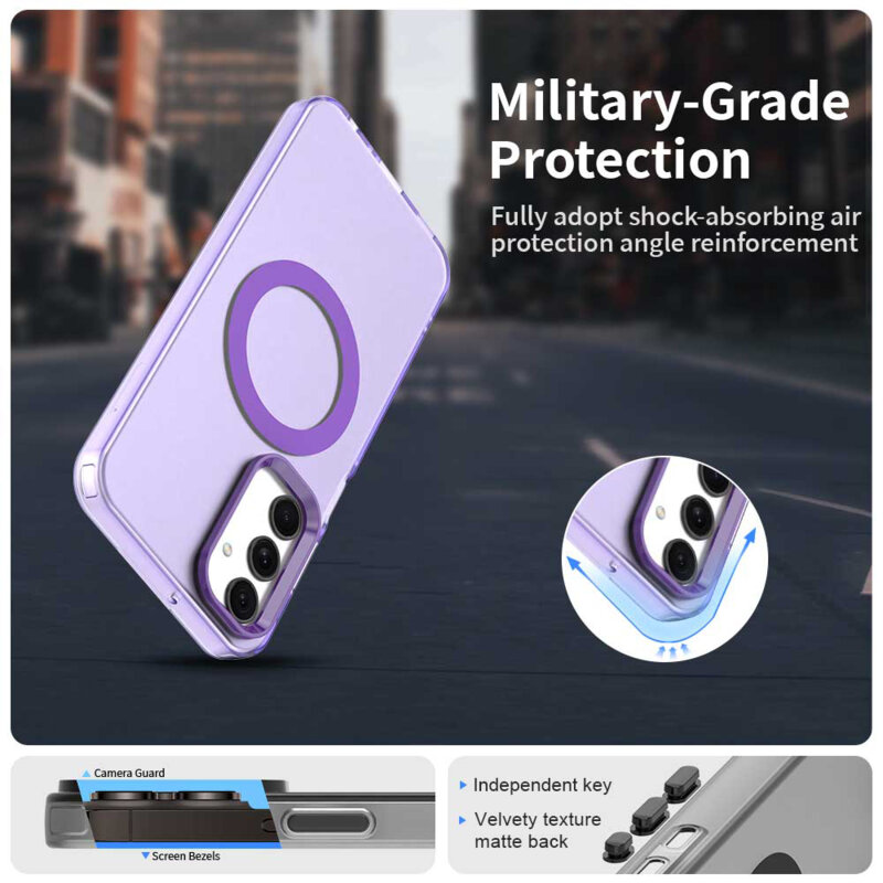 Husa Samsung Galaxy A25 5G Techsuit CandyCase MagSafe, mov