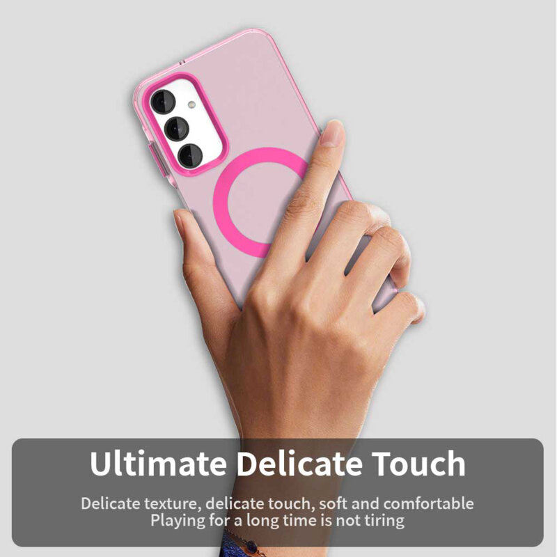 Husa Samsung Galaxy A25 5G Techsuit CandyCase MagSafe, roz