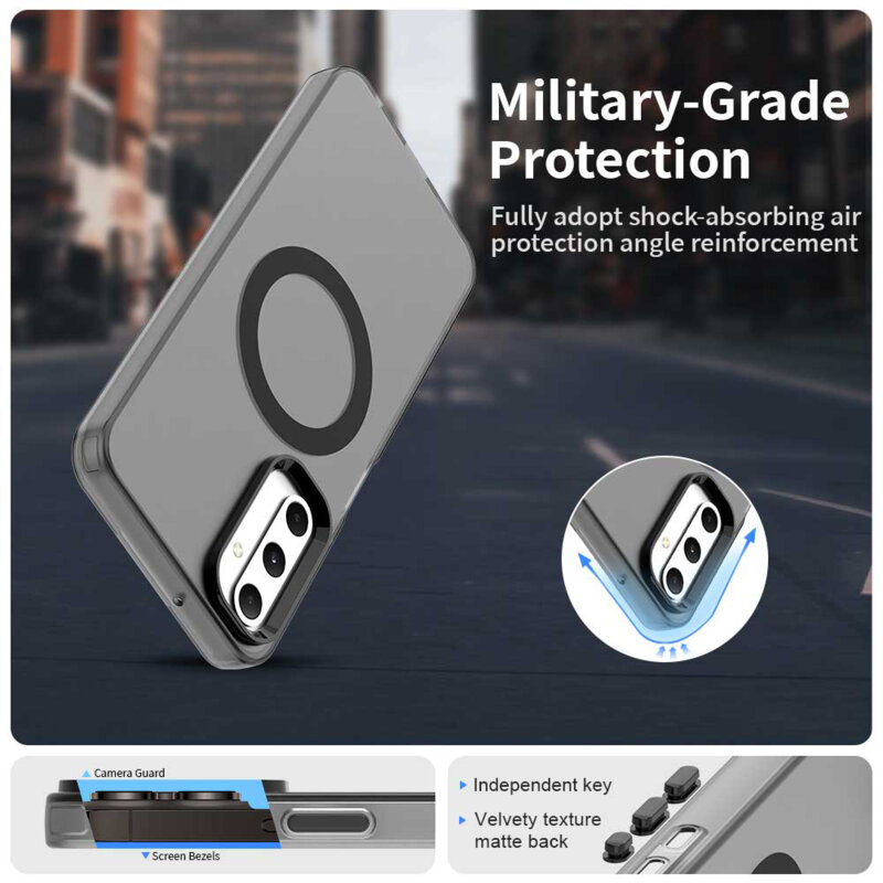 Husa Samsung Galaxy A05s Techsuit CandyCase MagSafe, negru