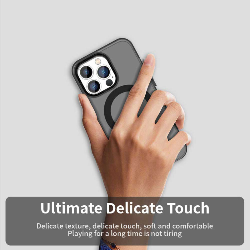 Husa iPhone 14 Pro Techsuit CandyCase MagSafe, negru