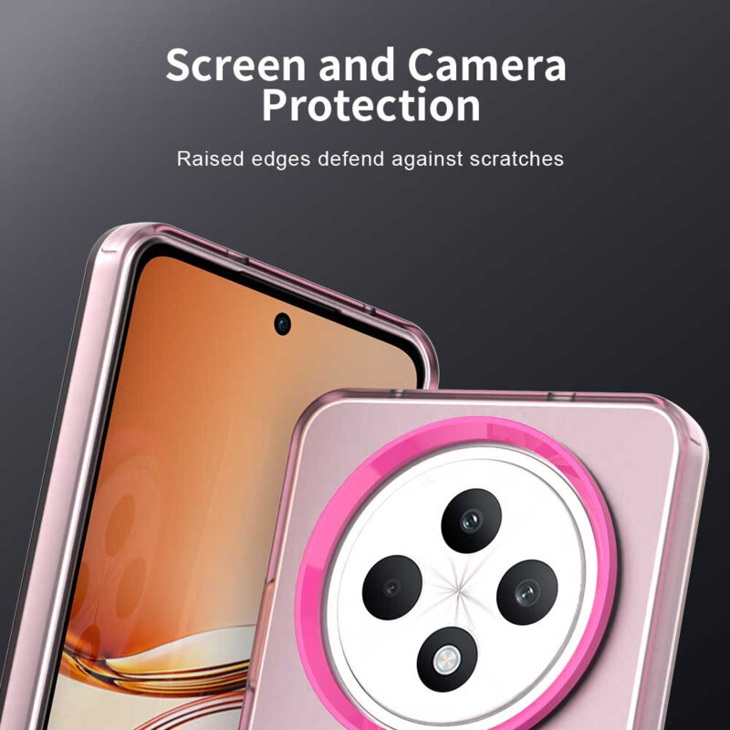 Husa Oppo A60 5G Techsuit CandyCase MagSafe, roz