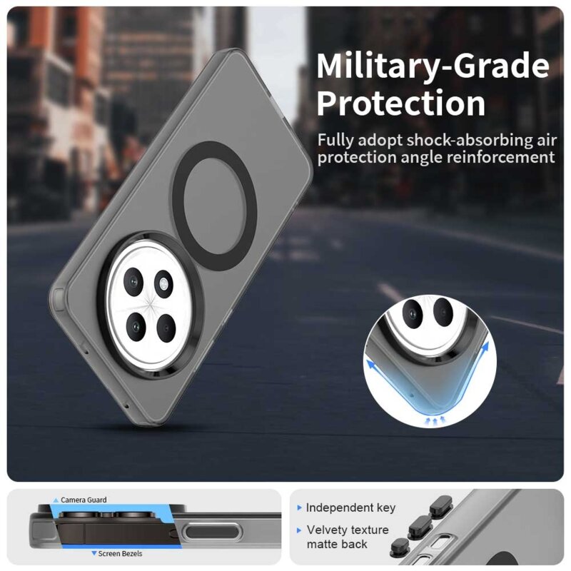 Husa Oppo A60 5G Techsuit CandyCase MagSafe, negru