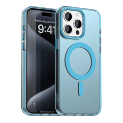 Husa iPhone 15 Pro Techsuit CandyCase MagSafe, albastru