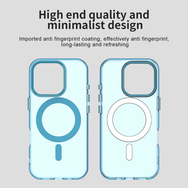 Husa iPhone 15 Pro Techsuit CandyCase MagSafe, albastru