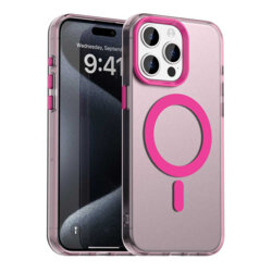 Husa iPhone 15 Pro Techsuit CandyCase MagSafe, roz