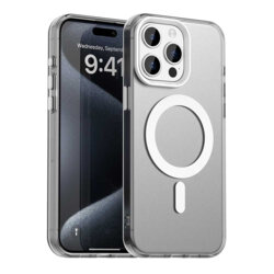 Husa iPhone 15 Pro Techsuit CandyCase MagSafe, alb