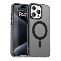 Husa iPhone 15 Pro Techsuit CandyCase MagSafe, negru