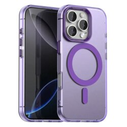 Husa iPhone 16 Pro Techsuit CandyCase MagSafe, mov