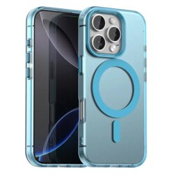 Husa iPhone 16 Pro Techsuit CandyCase MagSafe, albastru