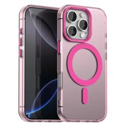 Husa iPhone 16 Pro Techsuit CandyCase MagSafe, roz
