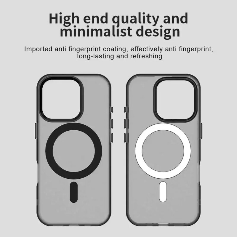 Husa iPhone 16 Pro Max Techsuit CandyCase MagSafe, alb