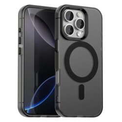 Husa iPhone 16 Pro Techsuit CandyCase MagSafe, negru