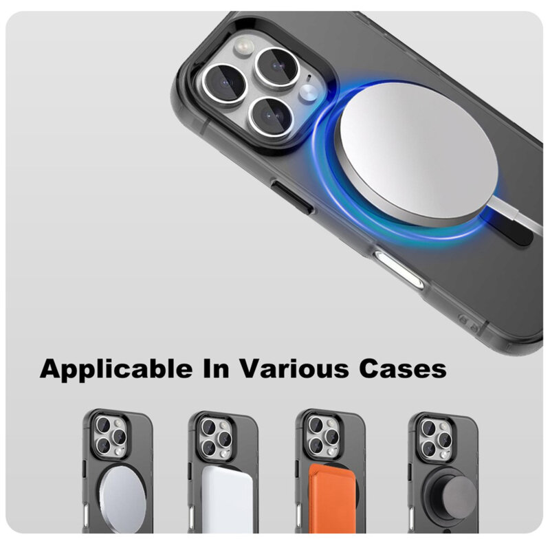 Husa iPhone 16 Pro Techsuit CandyCase MagSafe, negru