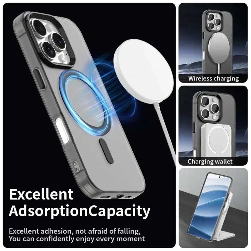Husa iPhone 16 Pro Max Techsuit CandyCase MagSafe, roz