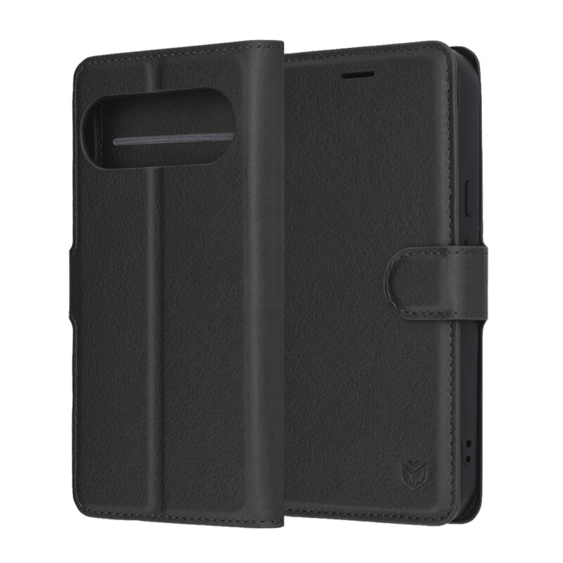 Husa Google Pixel 10 Pro XL Techsuit Leather Folio, negru