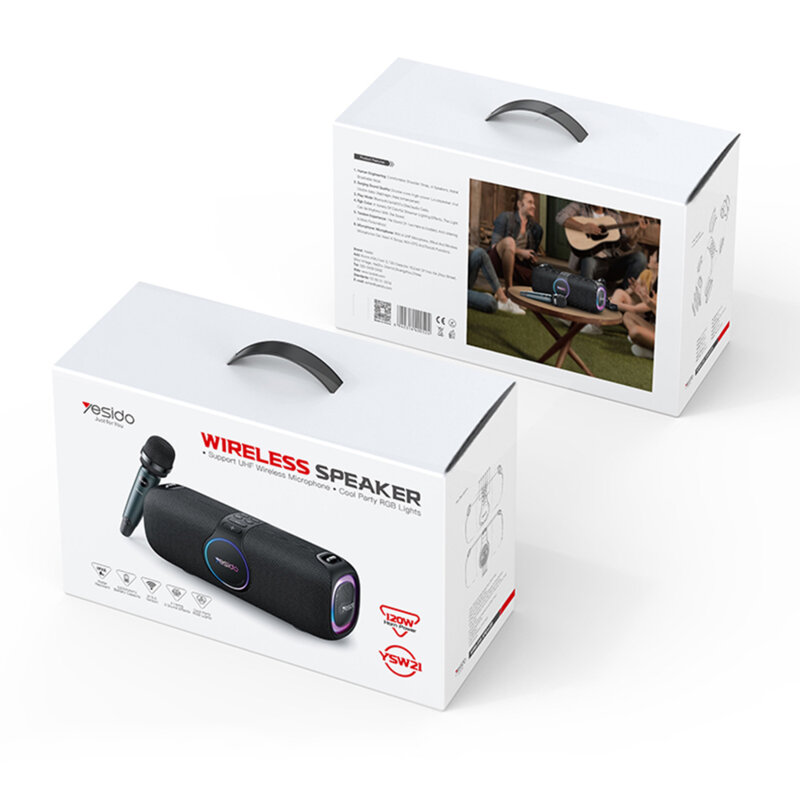 Boxa portabila wireless + microfon Yesido, 5200mAh, YSW21