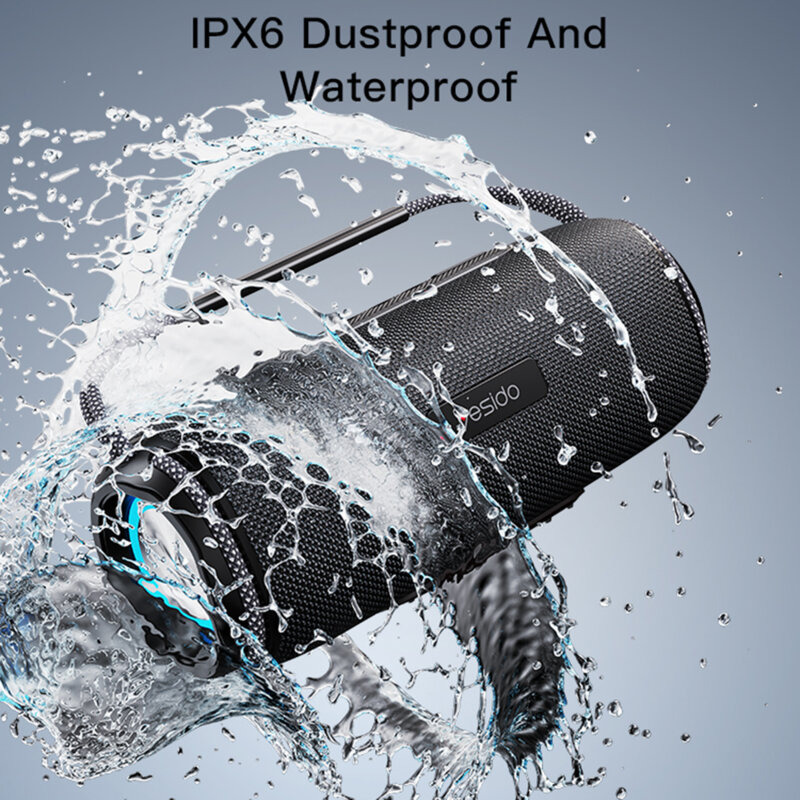 Boxa portabila waterproof Yesido, 2600mAh, 40W, negru, YSW11