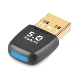 Adaptor Bluetooth 5.4 USB pentru PC Techsuit BlueJet A20, negru